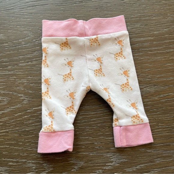 Little Nature Lover Charley Giraffe Organic Cotton Leggings Newborn - Picture 6 of 7